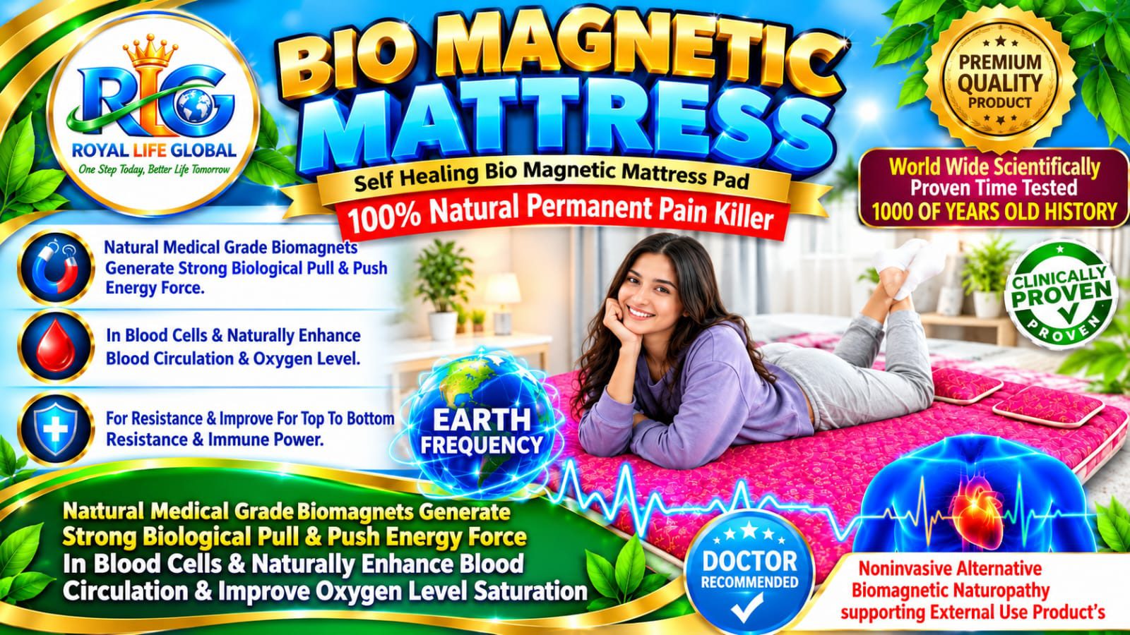 Magnetic Power Mattress